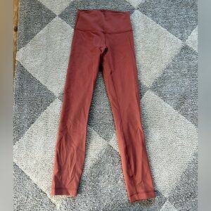 Rust lululemon legging